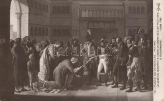 Mulard: General Bonaparte giving a sword to the military chief of Alexandria, Mulard: Bonaparte kardot nyújt át Alexandria katonai vezetőjének