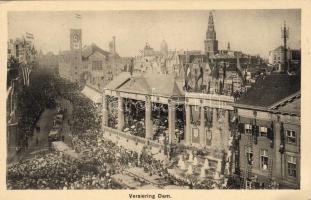 Amsterdam, Dam Square, festival, celebration, trams
