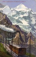 Jungfraubahn, Silberhorn / railway, train, mountain
