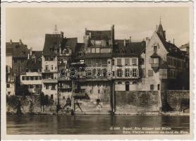 Basel, Alte Häuser am Rhein