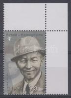 100th anniversary of birth of Nikola Sop corner stamp, Nikola Sop születésének 100. évfordulója ívsarki bélyeg, 100. Geburtstag von Nikola Sop Marke mit Rand