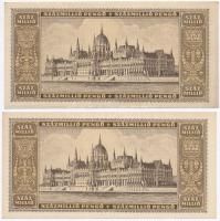 1946. 100.000.000 Pengő (2x) 1946. 100.000.000P (2x)
