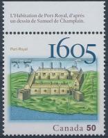 Port Royal ívszéli bélyeg, Port Royal margin stamp, Port Royal Marke mit Rand