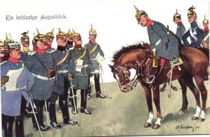 K.u.K. military officers, horse B.K.W.I. 335-6 s: Schönpflug, K.u.K. katonatisztek, ló, B.K.W.I. 335-6 s: Schönpflug