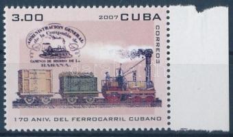 170th anniversary of the railway margin stamp 170 éves a vasút ívszéli bélyeg 170 Jahre Eisenbahn Ma...