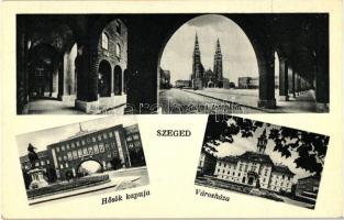 Szeged, Hősök kapuja, Városháza, Fogadalmi templom