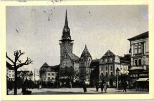 Subotica, Gradska kuca / town hall 'vissza' So. Stpl, Szabadka, Városház, 'vissza' So. Stpl
