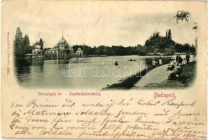 1899 Budapest XIV. Városligeti tó