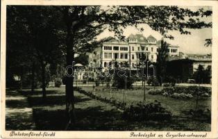 Balatonfüred-fürdő, Park, Erzsébet udvar