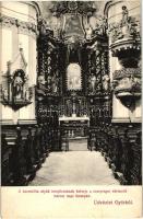Győr, Karmelita atyák temploma, belső
