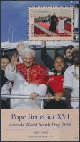XVI. Benedek pápa utazásai blokk, Travels of pope Benedict XVI block, Reisen von Papst Benedikt XVI. Block