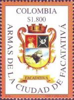 Urban coat of arms margin stamp, Városi címer ívszéli bélyeg, Stadtwappen Marke mit Rand