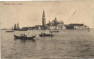 Venice, Venezia; Isola S. Giorgio / island, boats