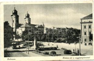 Debrecen, Kálvin tér, villamos