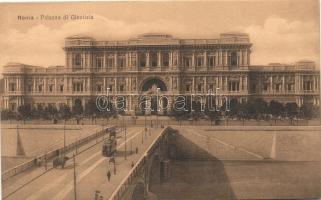 Rome, Roma; Palazzo di Giustizia / palace of Justice, tram