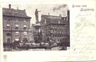 1899 Augsburg, Augustusbrunnen / fountain