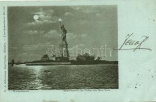 1898 New York, Statue of Liberty; Fr. A. Ackermann Künstlerpostkarte No. 517.