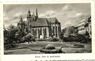 Kosice, dome, park, Kassa, dóm és park