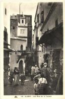 Algiers, Alger; Une Rue de la Casbah