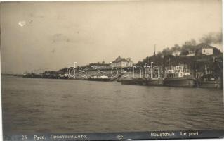 Ruse, Roustchuk; port, steamship
