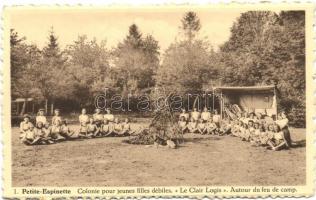 Petite Espinette, Le Clair Logis camp for deficient girls