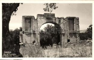 Dougga, Triumph arch of Alexandre Severe