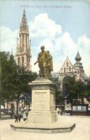Antwerp, Anvers; Verte square, Rubens statue