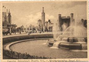 1935 Brussels, Bruxelles; International Exposition, Gros Tilleul avenue, Attraction park
