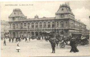Brussels, Bruxelles; North railway station, tram