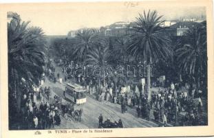 Tunis, Residental palace, tram