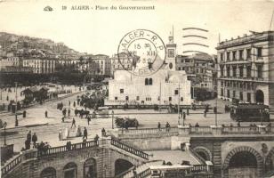 Algiers, Governmental palace, tram, automobile