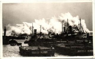 1932 Algiers, port, steamships, photo