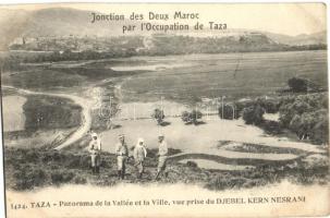 Taza, Jonction des Deux-Maroc / Valley, town, Djebel Kern Nesrani