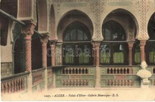 Algiers, Winter palace, Moorish gallery, interior
