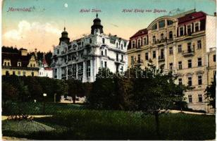 Marianske Lazne, Marienbad; Hotel Stern and König von Bayern