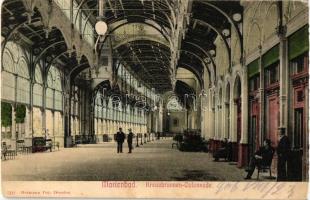 Marianske Lazne, Marienbad; Kreuzbrunnen Colonnade, interior