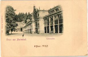 1897 Marianske Lazne, Marienbad; Colonnaden