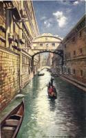 Venice, Venezia, Bridge of Sighs; Wide-wide world, Venice, Series III. Raphael Tuck &amp; Sons, Oliette Postcard 7038.