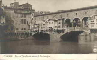 Firenze, Ponte Vecchio e casa di S. Jacopo / bridge