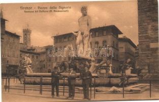 Firenze, Piazza della Signoria, Fontana del Nettuno / square, fountain