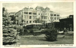 Balatonfüred, Hotel, spa building, Balatonfüred-fürdő, Erzsébet-udvar, Tibor fürdő