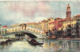 Venice, Venezia; Ponte di Rialto / bridge, A. Scrocchi 4338-9.