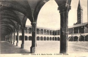 Firenze, Florence; Chiesa di S. Maria Novella, Chiostro Grande / church, cloister
