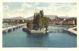 Geneve, Ile de Rousseau / island
