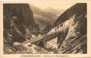 Lötschbergbahn, Jollitobel bei Niedergestelen