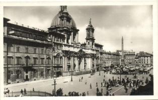 Rome, Roma; Palazzo Roma, Piazza Navona / palace, square, tipography shop