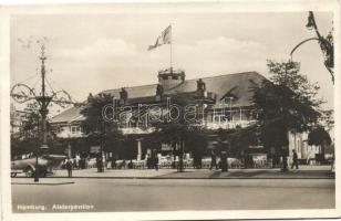 Hamburg, Alsterpavillon / pavilion, automobile