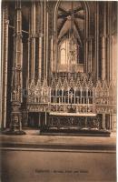 Bad Doberan, Kirche, Altar, Säule / church interior, altar