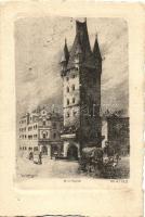 Mainz, Holzthurm / tower s: G. Schwenzen