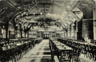 München, Kgl. Hofbräuhaus, Festsaal / beer hall interior